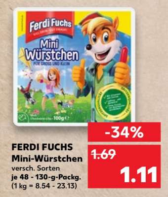 FERDI FUCHS Mini-Würstchen