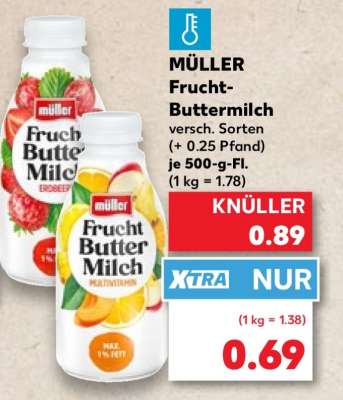MÜLLER Frucht- Buttermilch