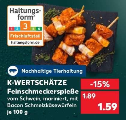K-WERTSCHÄTZE Feinschmeckerspieße