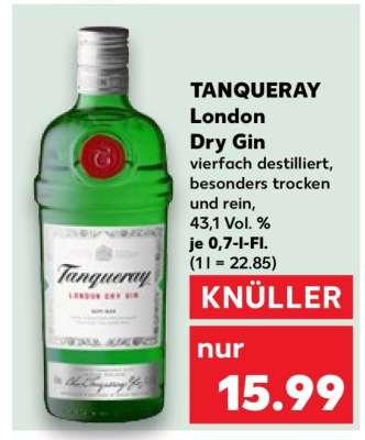 Tanqueray London Dry Gin*