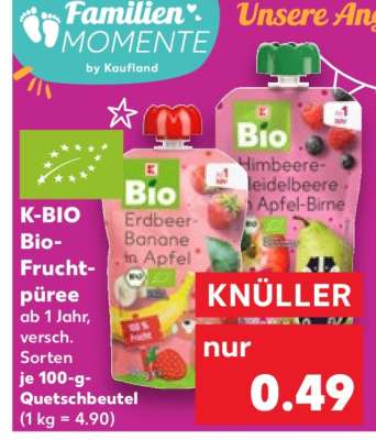 K-BIO Bio-Fruchtpüree
