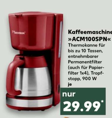 Kaffeemaschine »ACM100SPN«