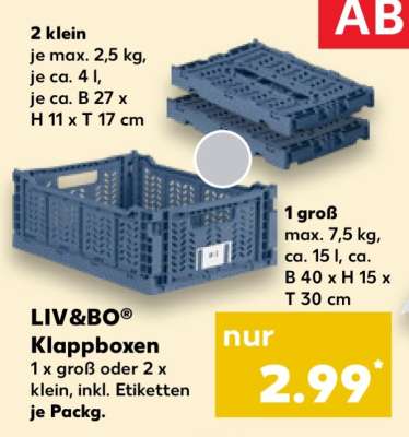 LIV&BO® Klappboxen