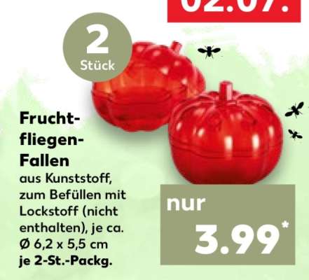 Fruchtfliegen-Fallen