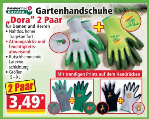 Gartenhandschuhe "Dora" 2 Paar