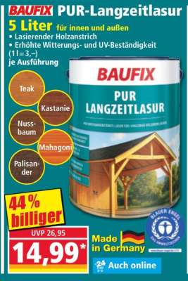 BAUFIX PUR-Langzeitlasur