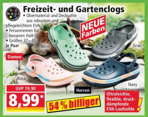 Freizeit- und Gartenclogs