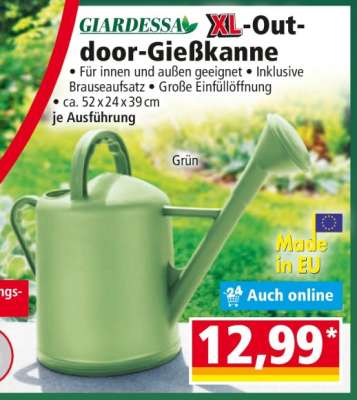 GIARDESSA XL-Outdoor-Gießkanne