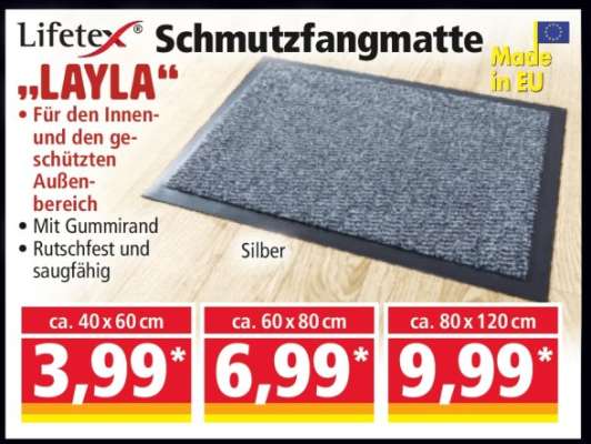 Schmutzfangmatte „Layla“