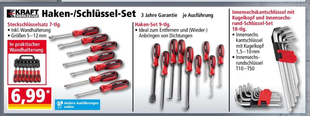 Steckschlüsselsatz 7-tlg.