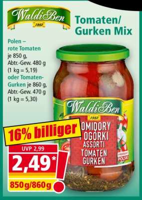 Tomaten/Gurken Mix