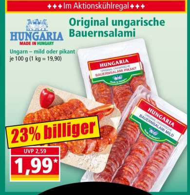 Original ungarische Bauernsalami