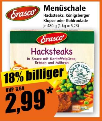 Menüschale