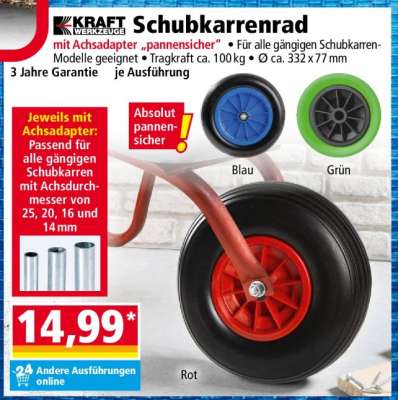 Schubkarrenrad