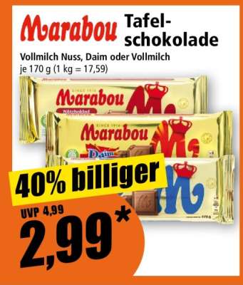 MARABOU Tafelschokolade
