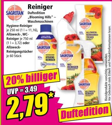 Reiniger Duftedition „Blooming Hills“ – Waschmaschinen