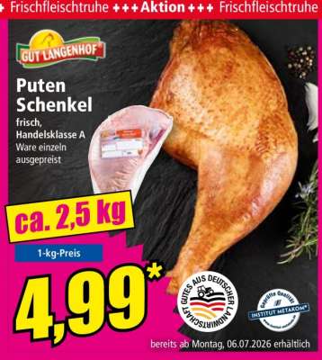 Puten-Schenkel
