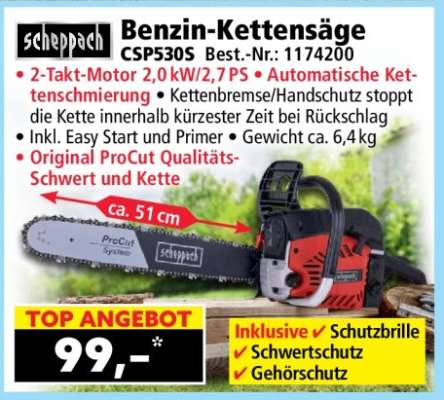 Benzin-Kettensäge CSP530S