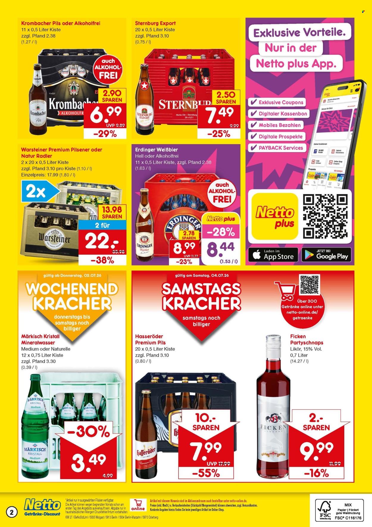 Leták Netto Marken-Discount - 29.6.2026 - 4.7.2026. Strana 2