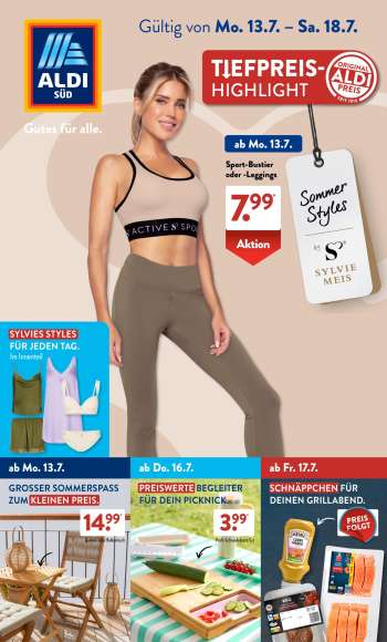 Prospekte ALDI SÜD - 13.07.2026 - 18.07.2026.