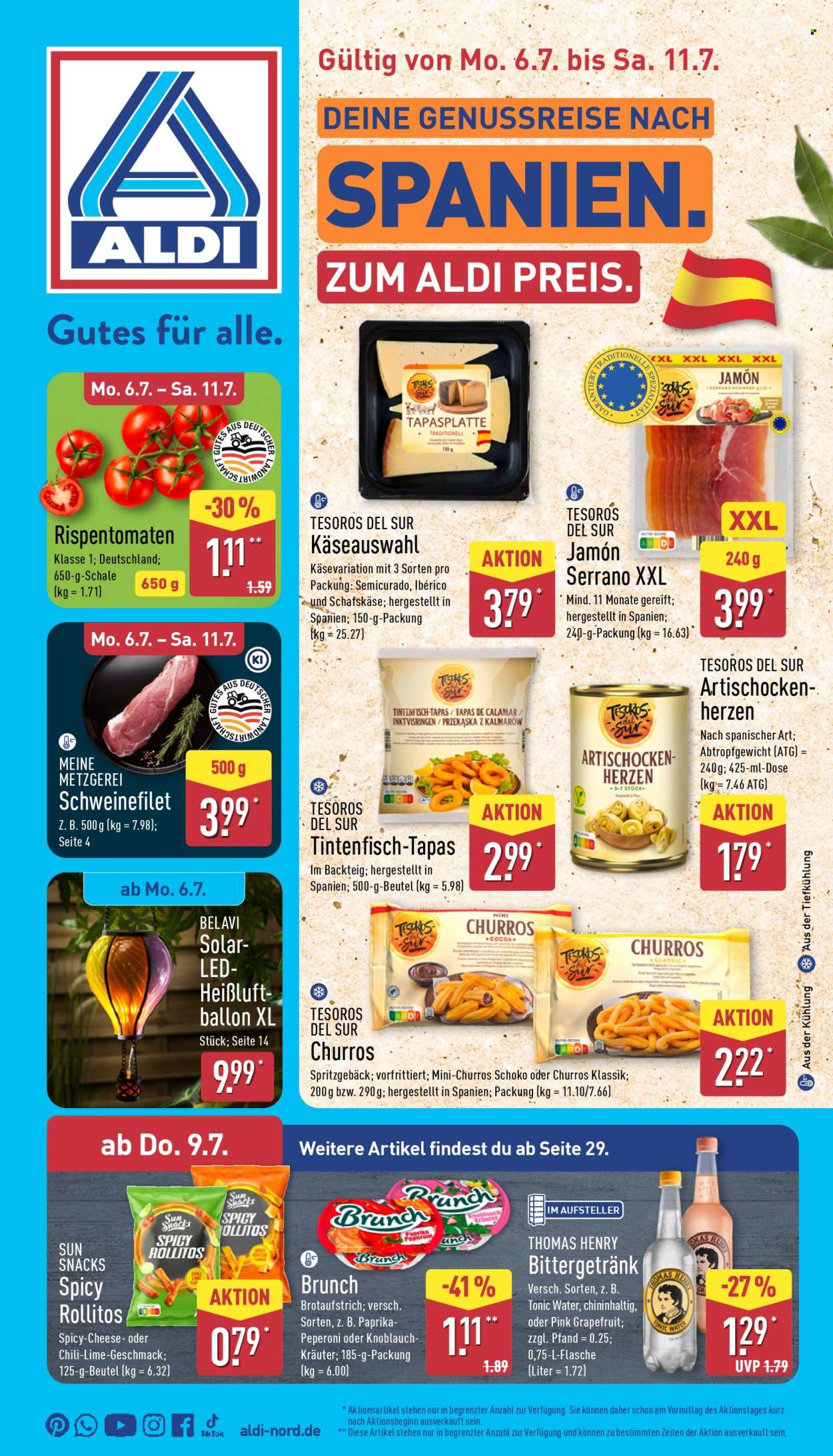 ALDI Nord Prospekte  - 6.07.2026 - 11.07.2026. Seite 1