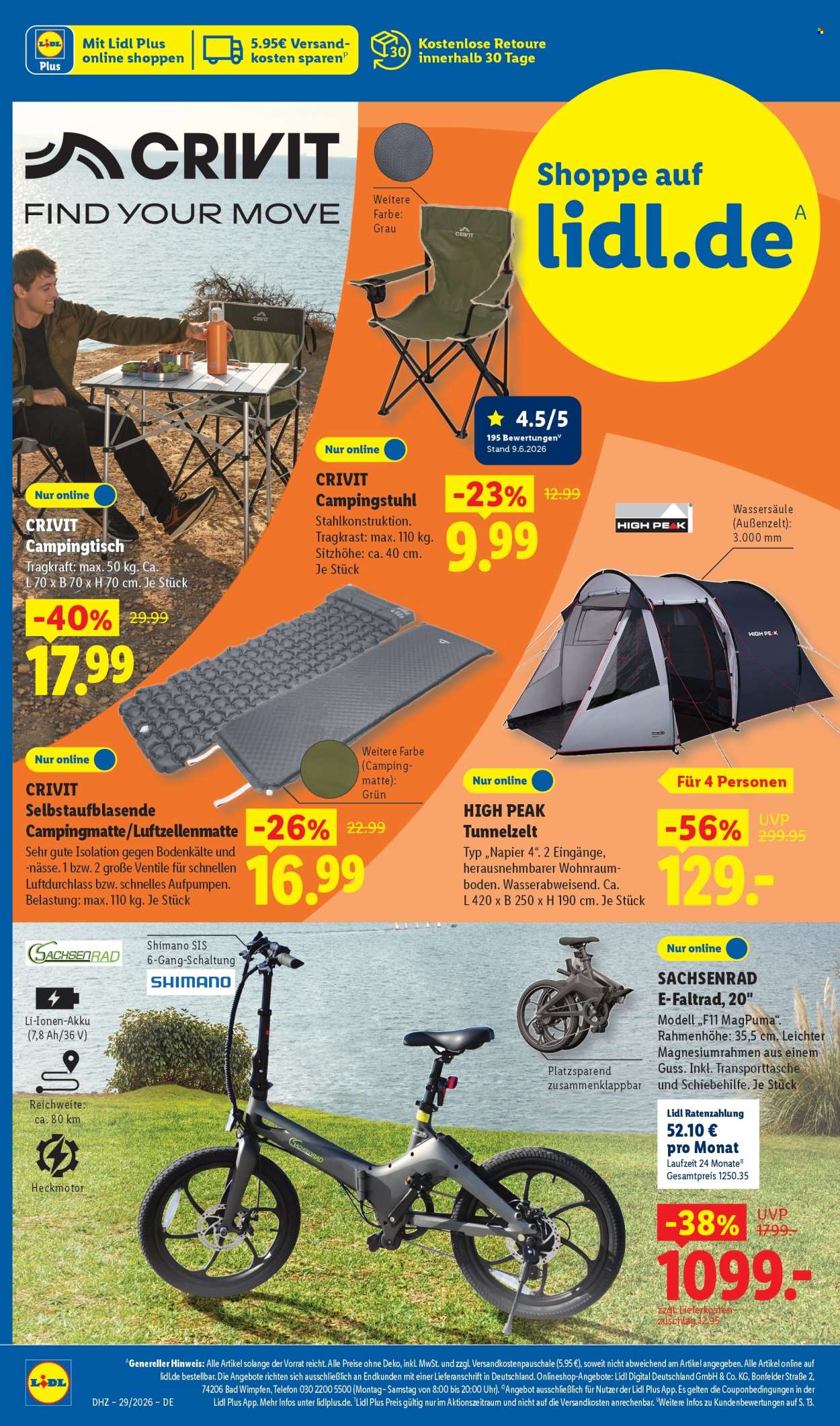 Leták Lidl - 13.7.2026 - 18.7.2026. Strana 4