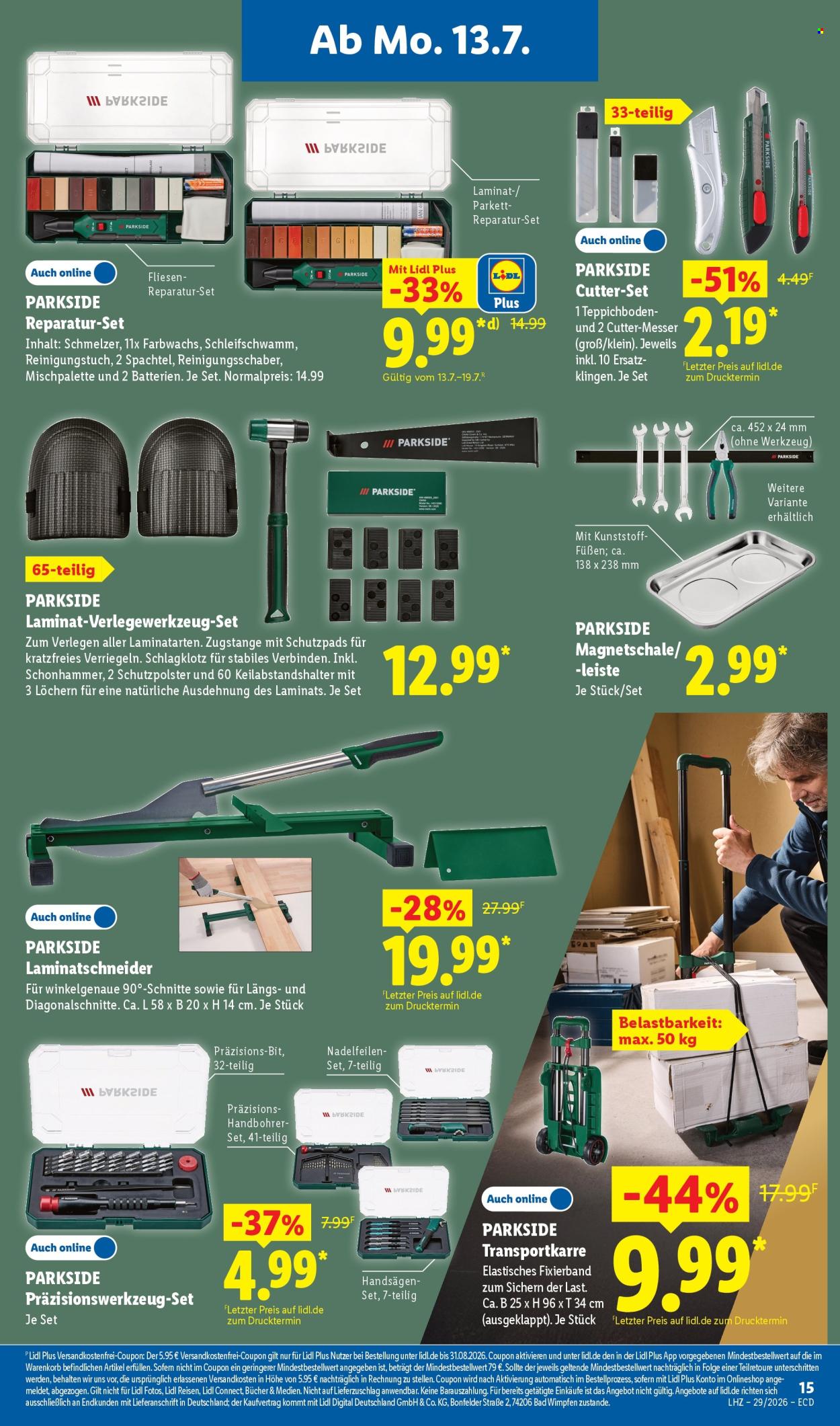 Leták Lidl - 13.7.2026 - 18.7.2026. Strana 9
