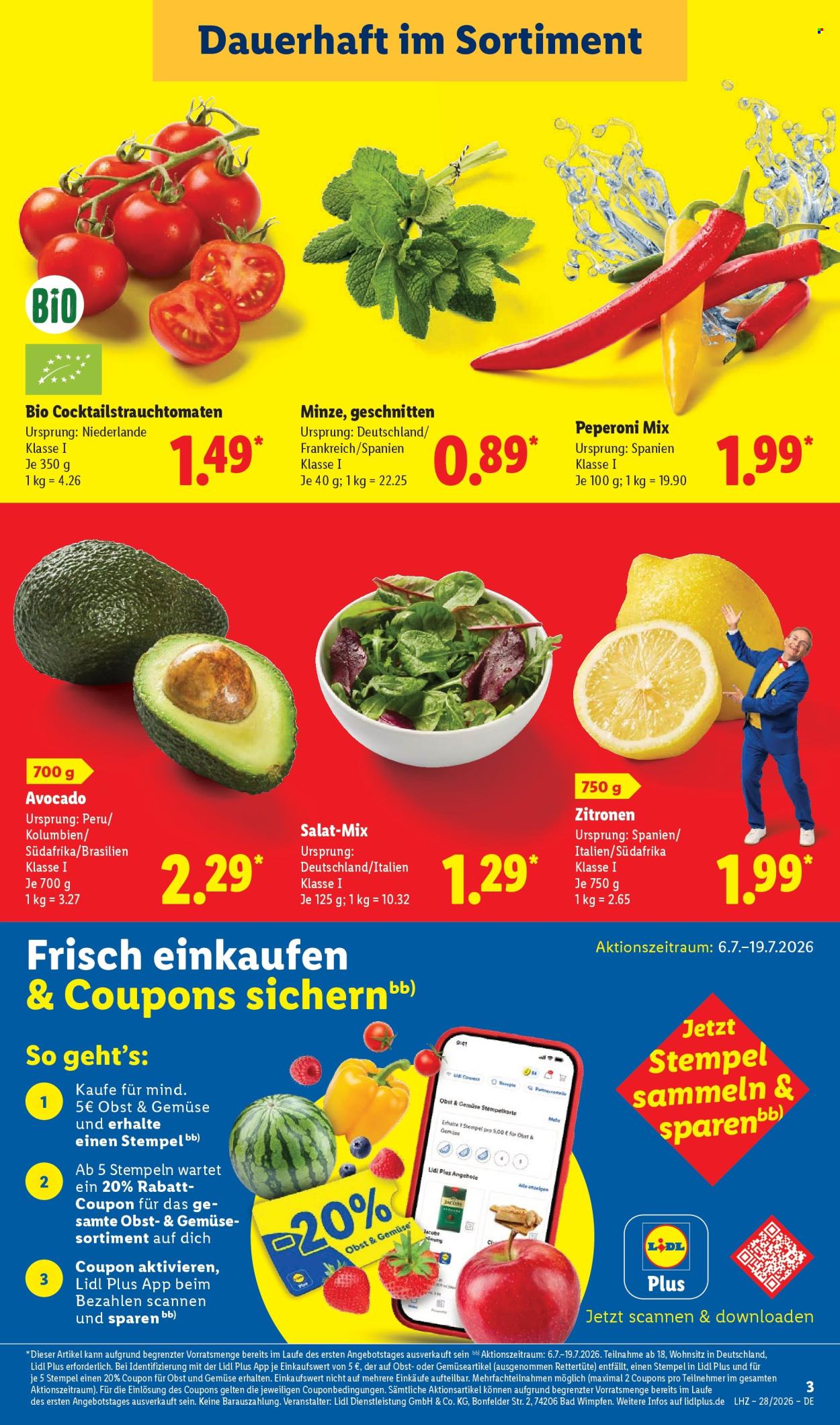 Lidl Prospekte  - 6.07.2026 - 11.07.2026. Seite 3