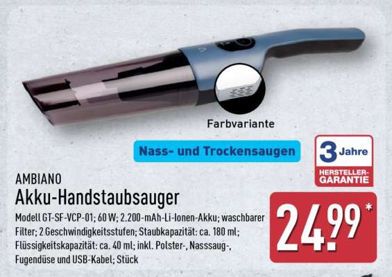 Akku-Handstaubsauger