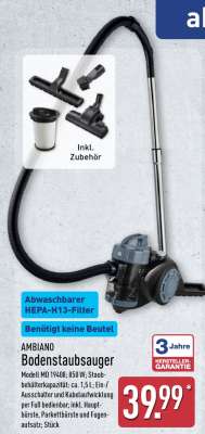 AMBIANO Bodenstaubsauger