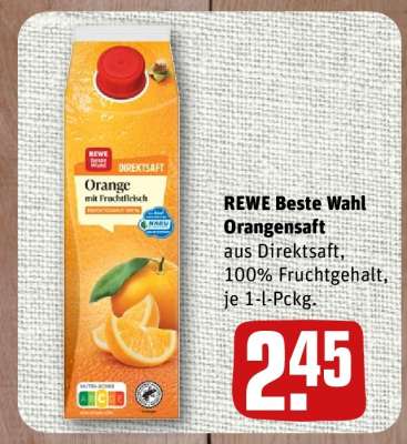 REWE Beste Wahl Orangensaft