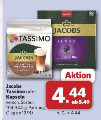 Jacobs Tassimo oder Kapseln