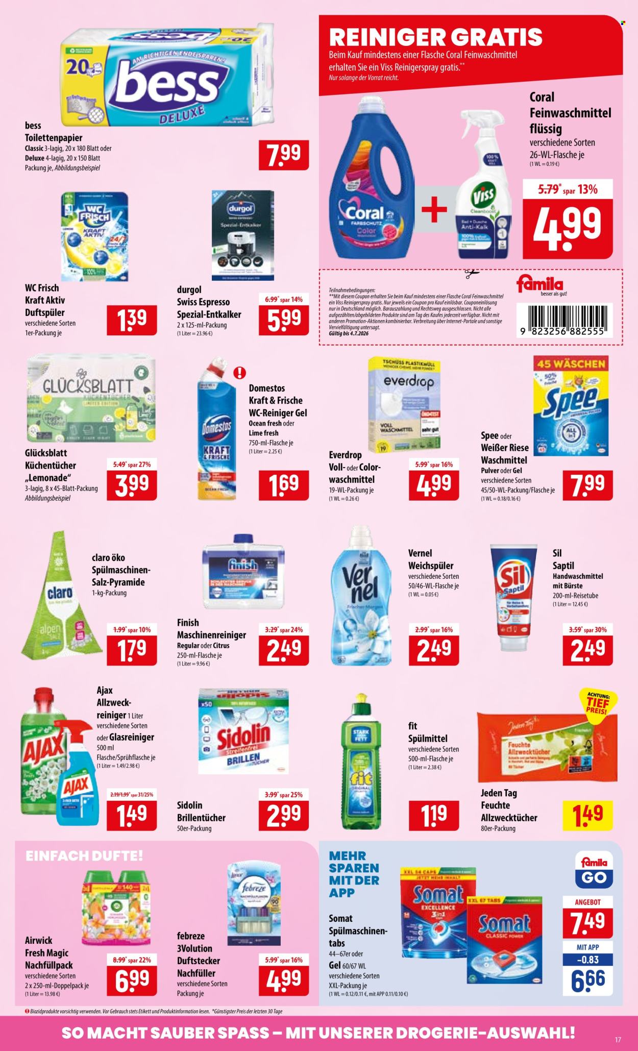 famila Prospekte  - 29.06.2026 - 4.07.2026. Seite 17