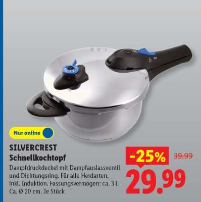 SILVERCREST Schnellkochtopf