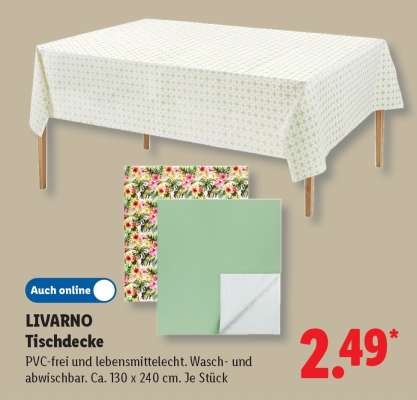 Livarno Tischdecke