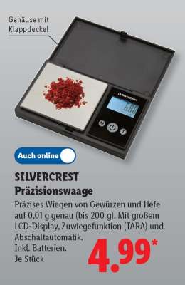 SILVERCREST Präzisionswaage
