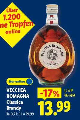 VECCHIA ROMAGNA Classica Brandy