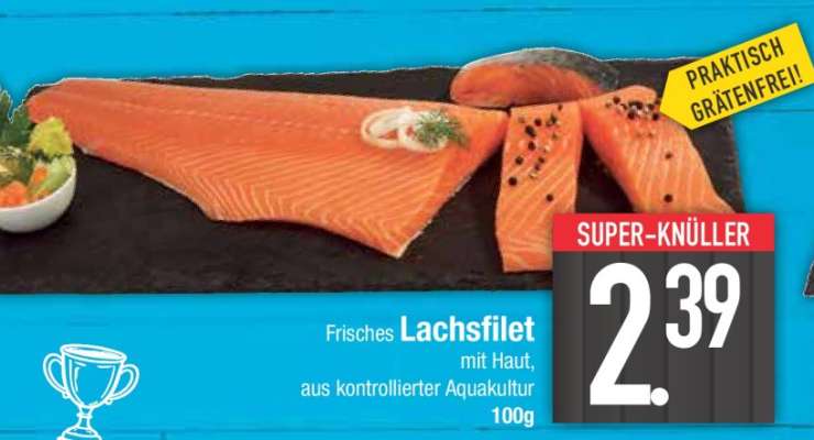 Frisches Lachsfilet