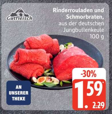 Rinderrouladen und Schmorbraten