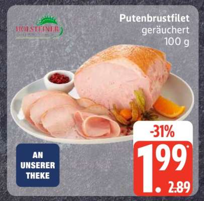 Putenbrustfilet geräuchert