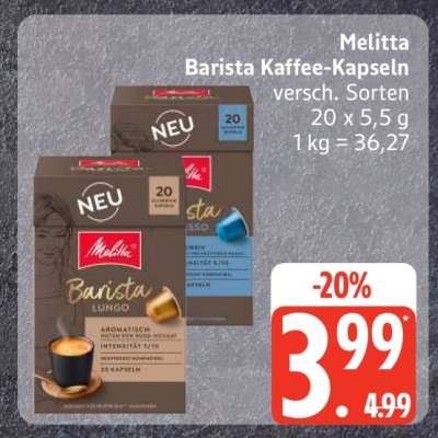 Melitta Barista Kaffee Kapseln