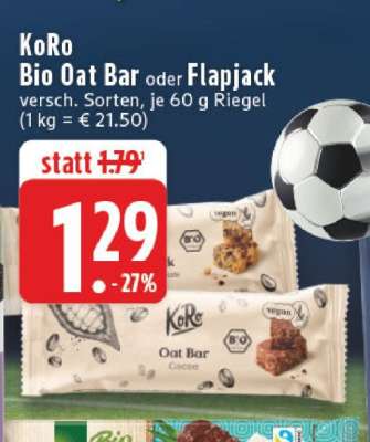 KoRo Bio Oat Bar oder Flapjack