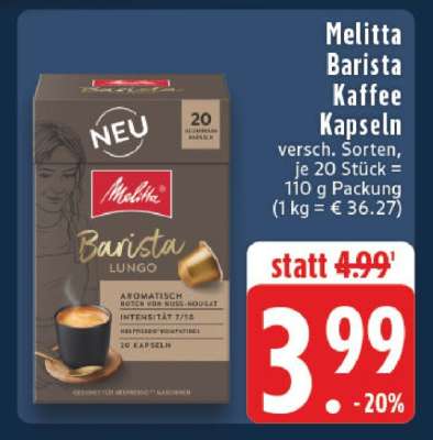 Melitta Barista Kaffee Kapseln