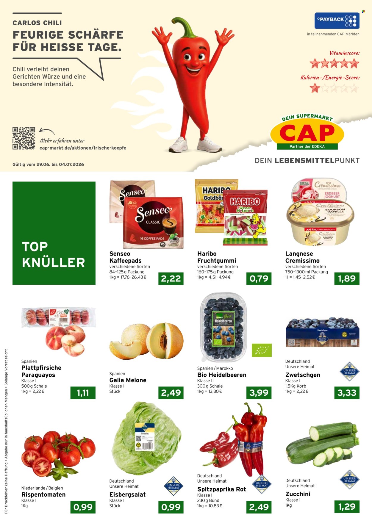 CAP-Markt Prospekte  - 29.06.2026 - 4.07.2026. Seite 1
