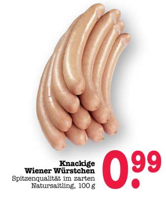 Knackige Wiener Würstchen