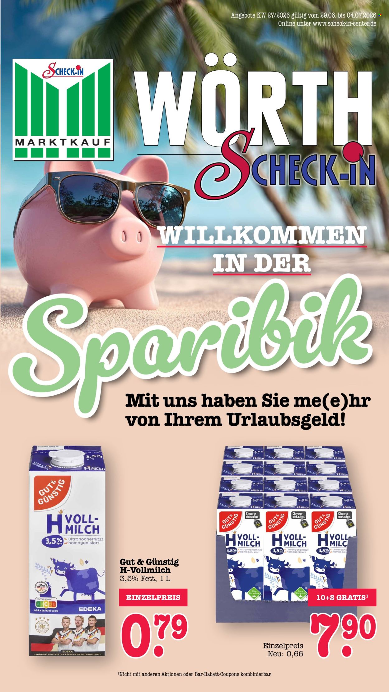 Scheck-in Prospekte  - 29.06.2026 - 4.07.2026. Seite 1
