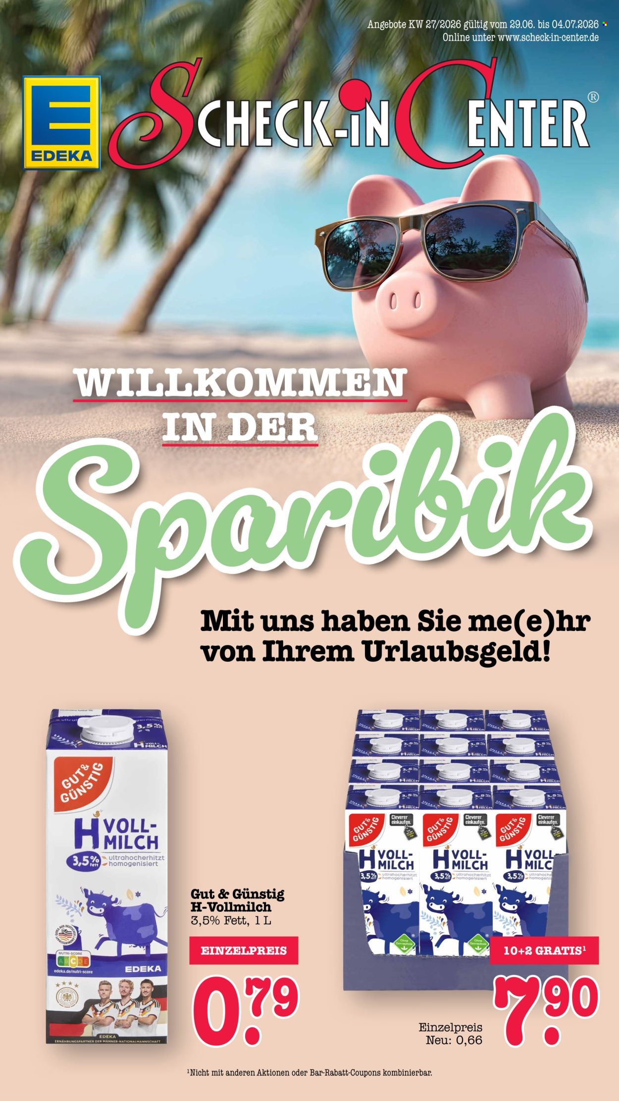 Scheck-in Prospekte  - 29.06.2026 - 4.07.2026. Seite 1