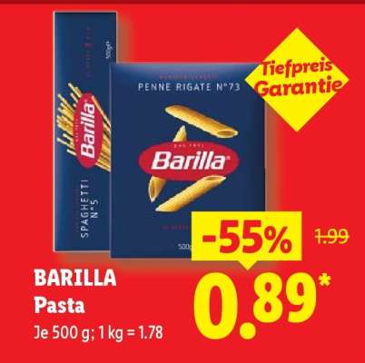 Barilla Pasta*