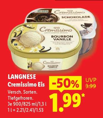 Langnese Cremissimo Eis