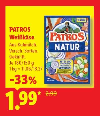 Patros Weißkäse